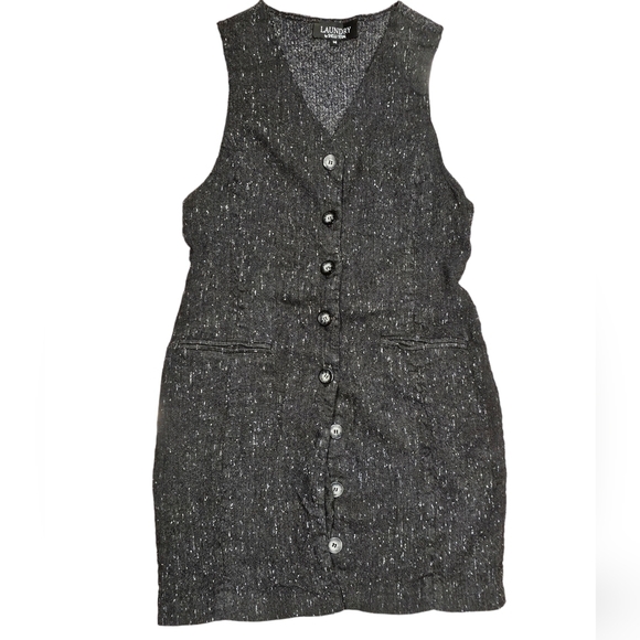 Laundry By Shelly Segall wool tweed blend mini dress - Picture 1 of 5